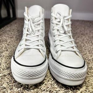 Converse All-Star High-Tops in Crisp White